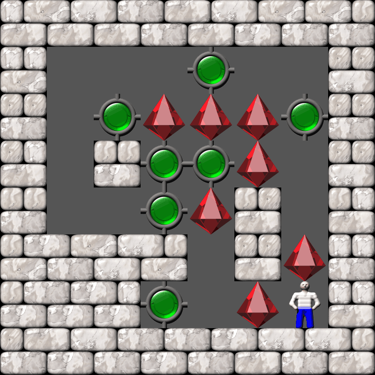 Сокобан More Bugs collections уровень 83